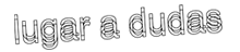 lugar a dudas - logotipo
